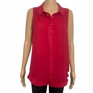 Elle top sleeveless fushia color size M